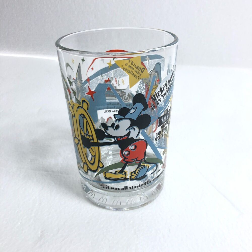 McDonalds Mickey Mouse Walt Disney World 100 Years of Magic Share a Dream Glass